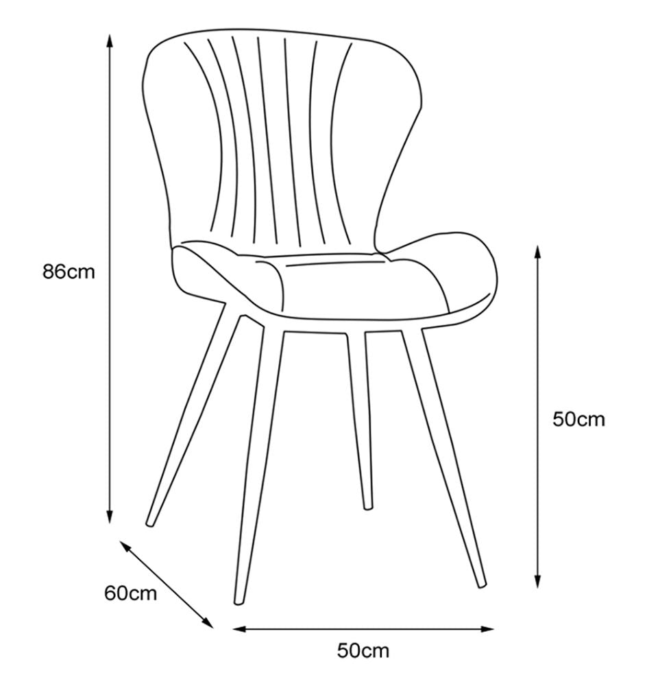 Oakley Dining Chair - Tan
