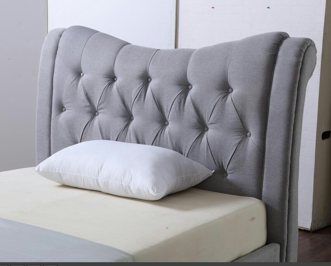 Arizona Linen Sleigh Bed
