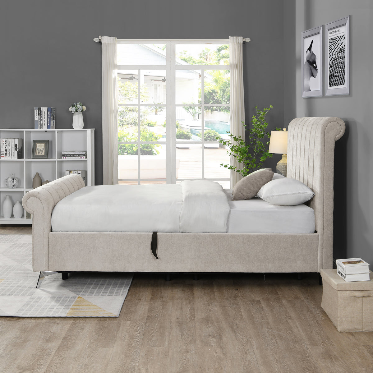 Carlow Side-Lift Storage Bed