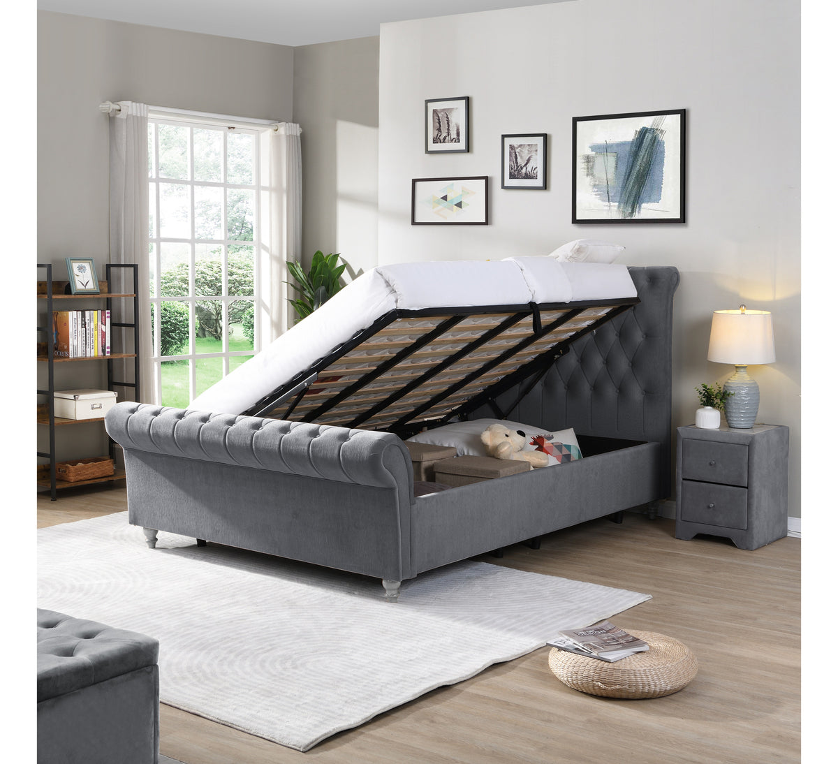 Kilkenny Side-Lift Storage Bed