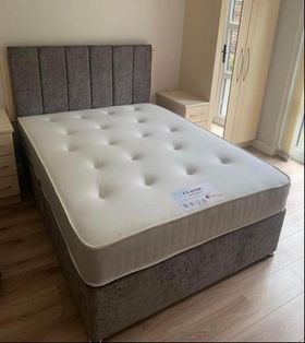 Divan Base, Headboard and Mattress