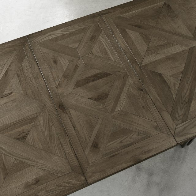 Shop Display - Amelia Fumed Oak 4-6 Extension Dining Table