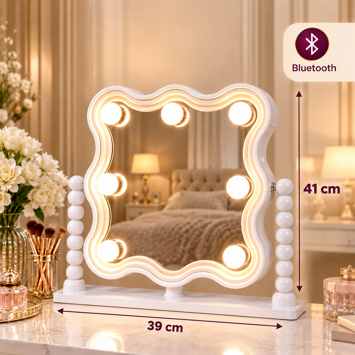 Glow Wave 7 Mirror Bluetooth