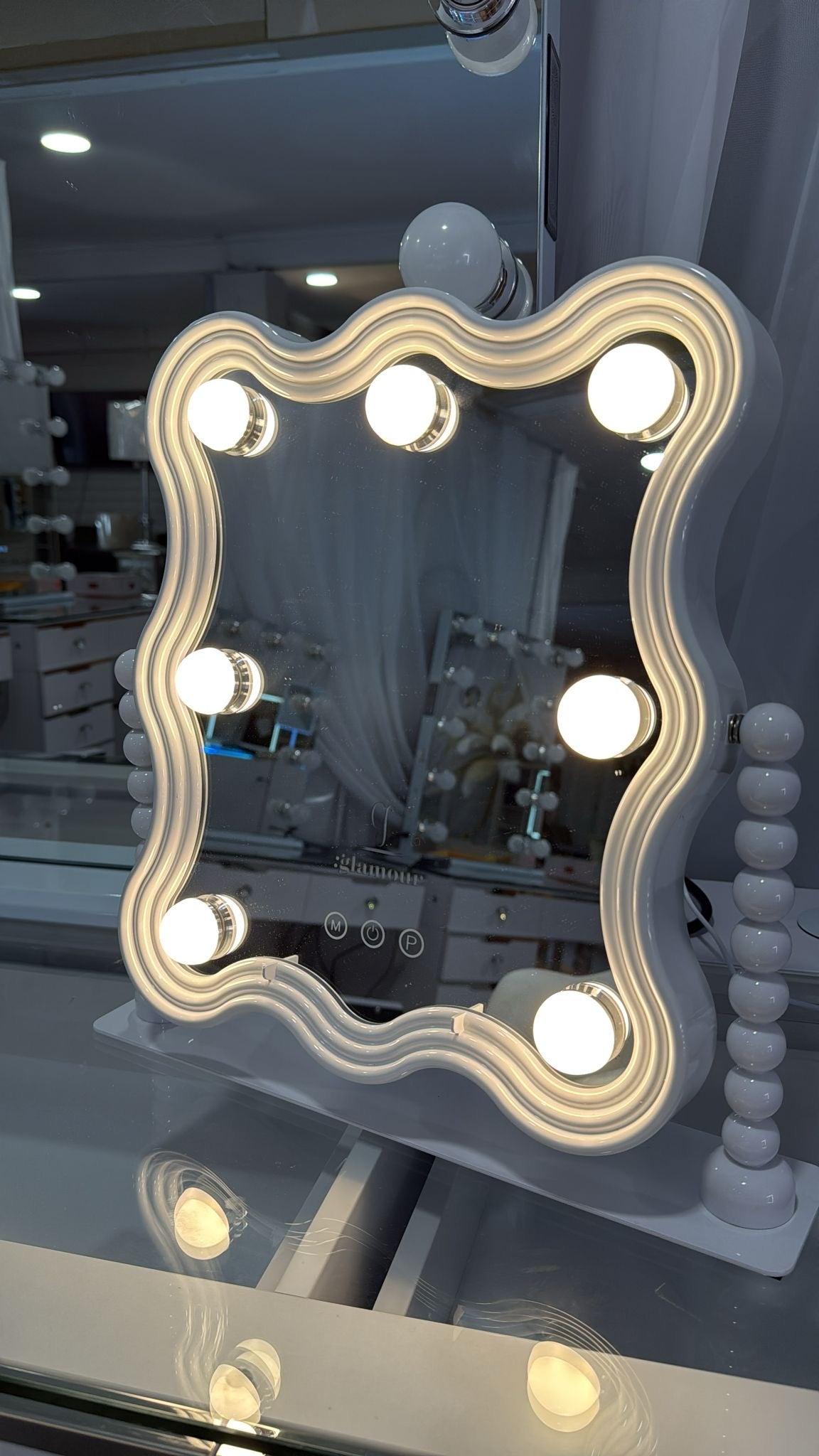 Glow Wave 7 Mirror