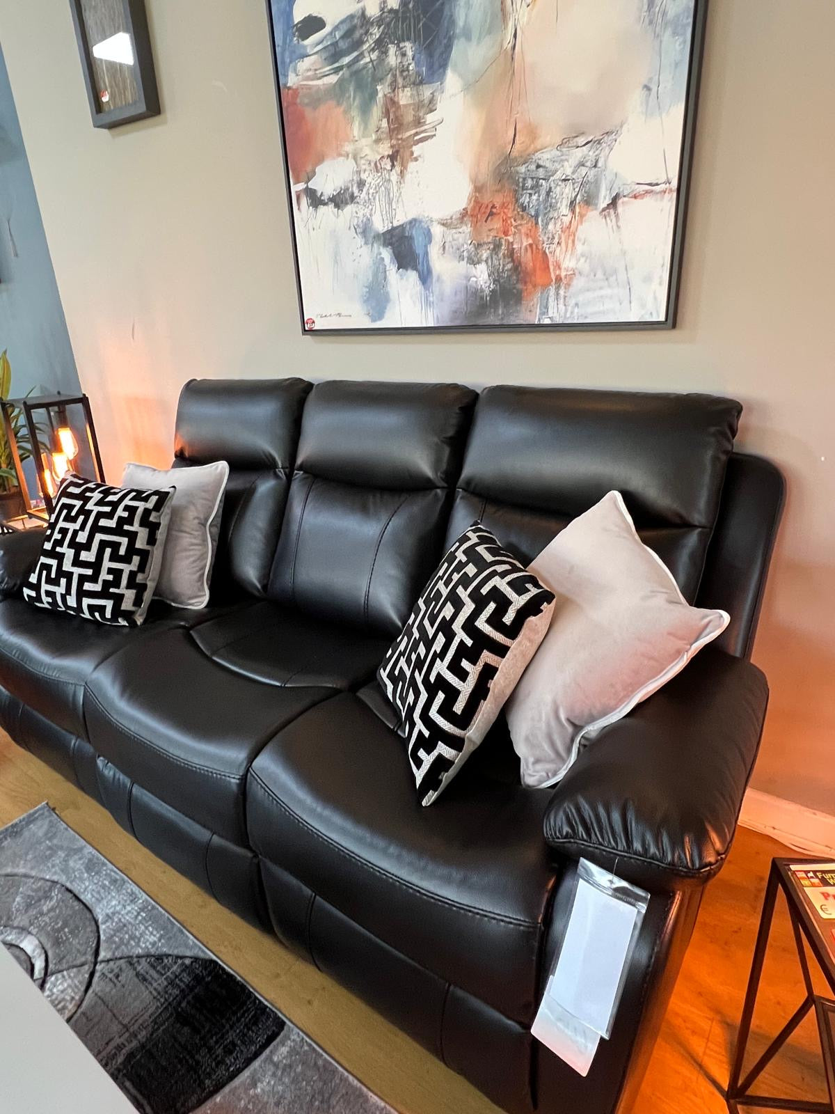 Charles Leatheraire Recliner Sofa Suite