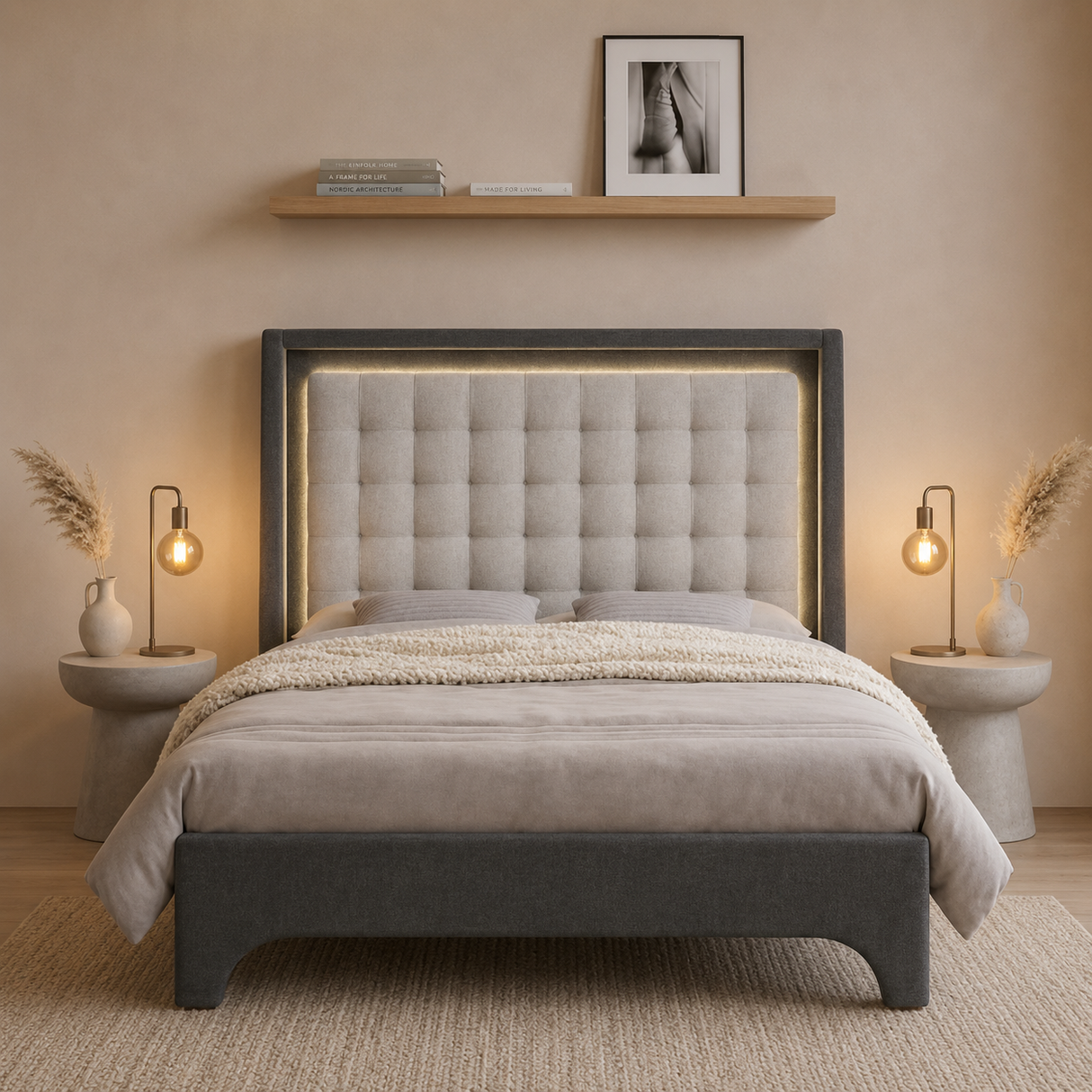 Lucinda LED Bed Frame
