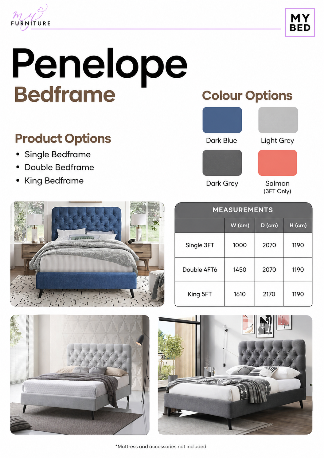Penelope Bed Frame