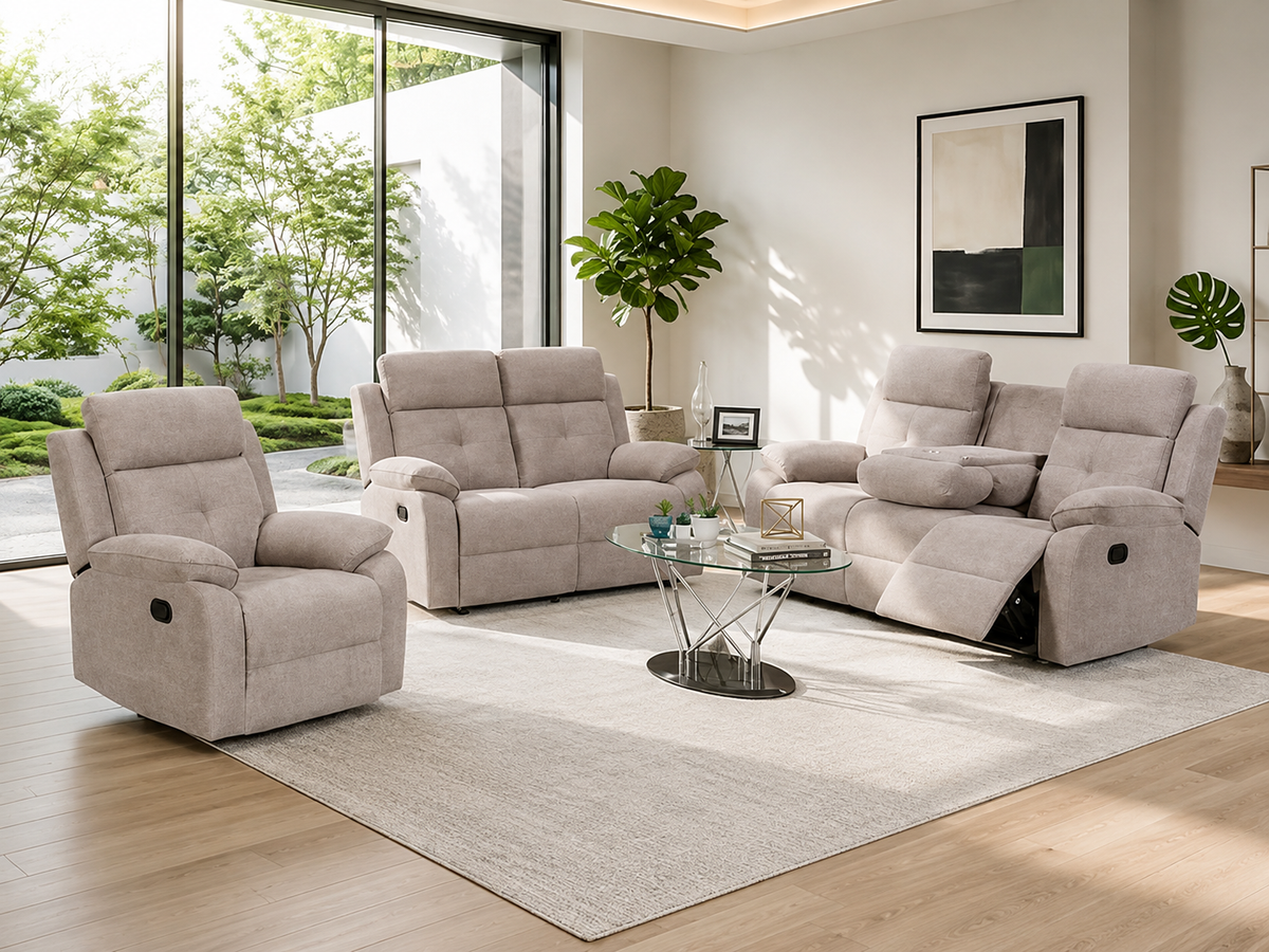 Abbey Manual Recliner Sofa