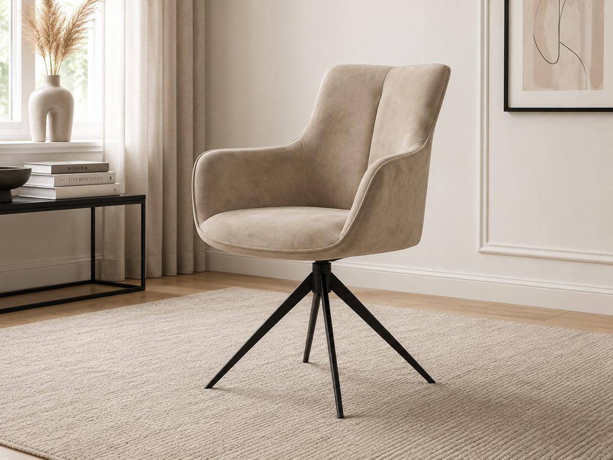 Anya 360° Swivel Dining Chair