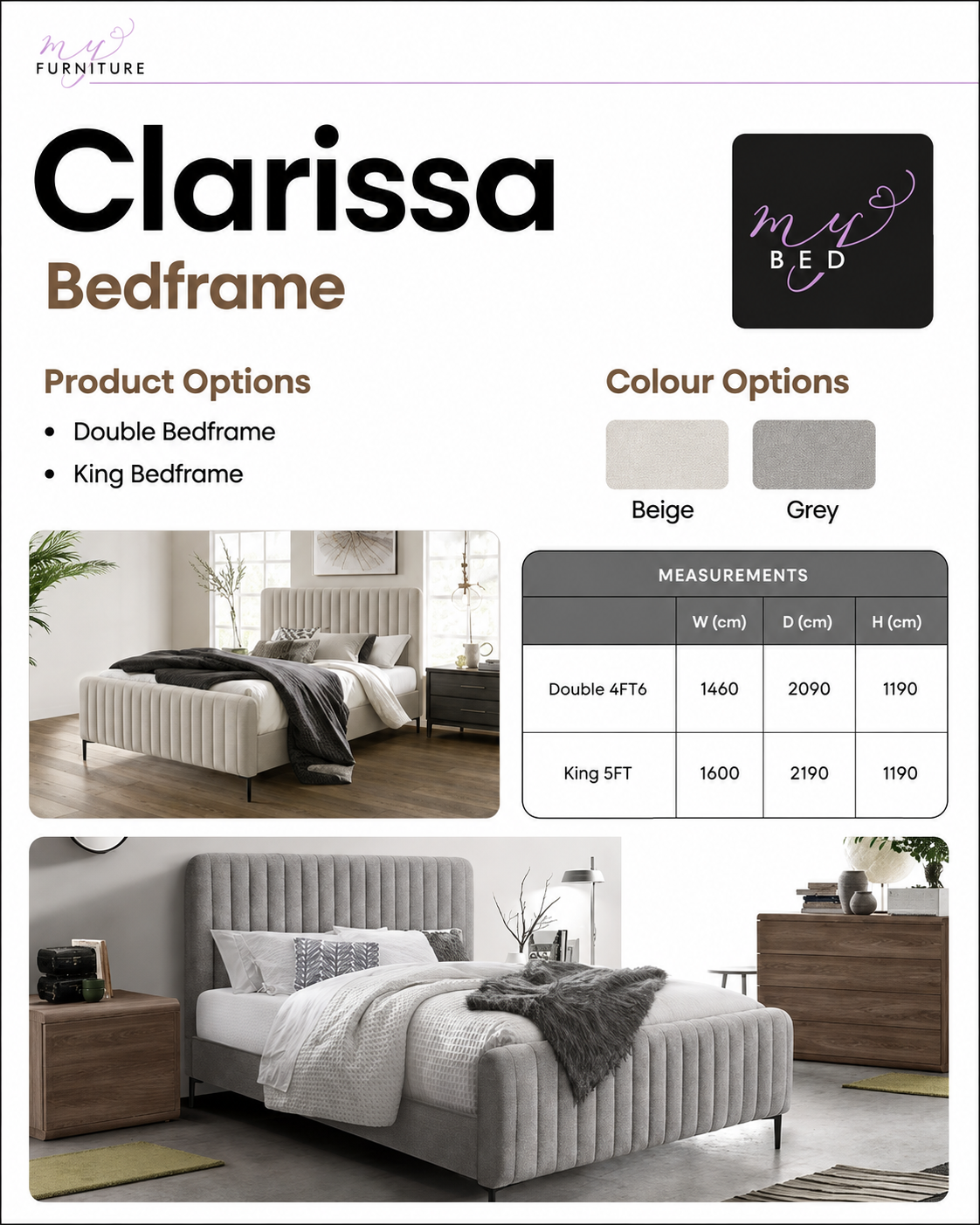 Clarissa Bed Frame