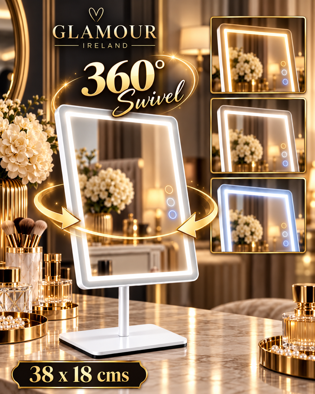 Glam 360 Travel Mirror