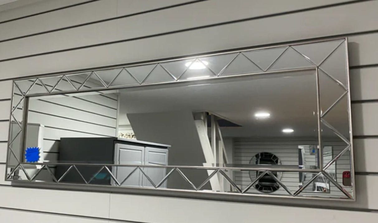 Shop display Bevelled tall mirror
