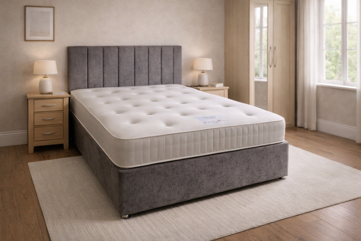 Divan Base, Headboard and Mattress