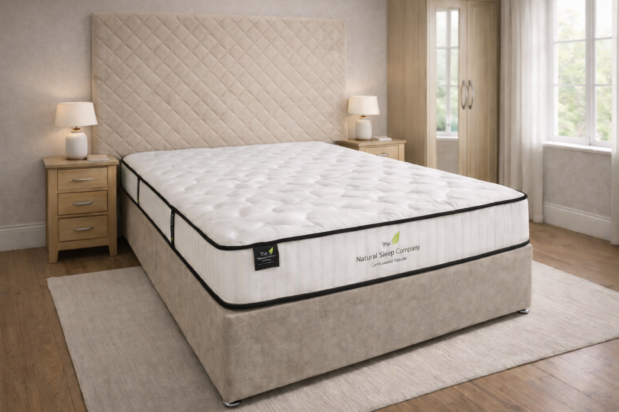 kilmore aurora mattress and headboard and base divan set