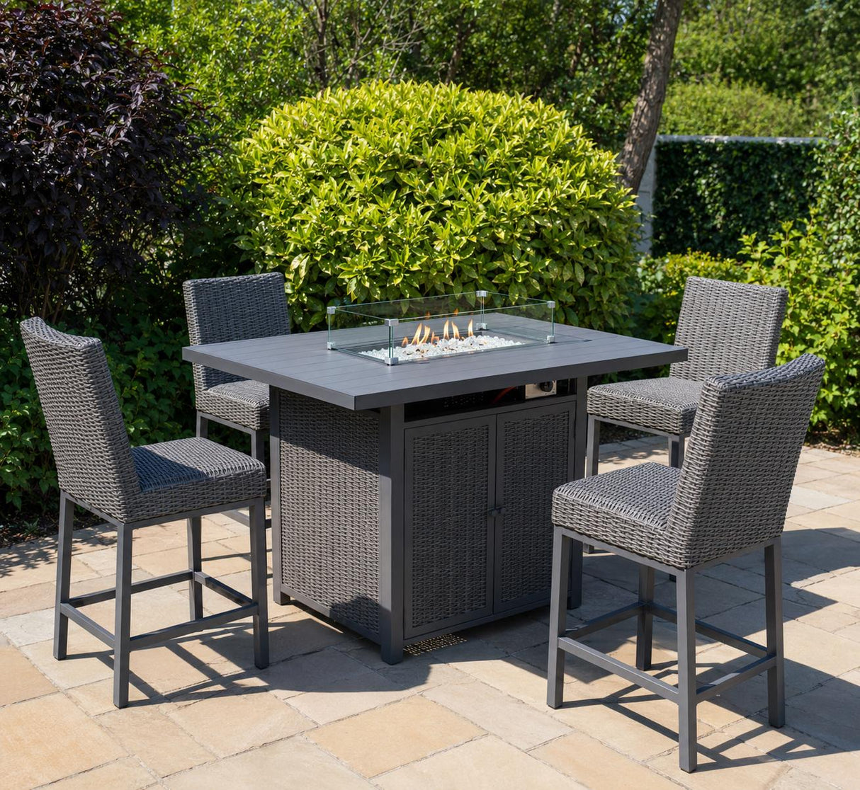 Rio 4 Seater Firepit Bar Suite