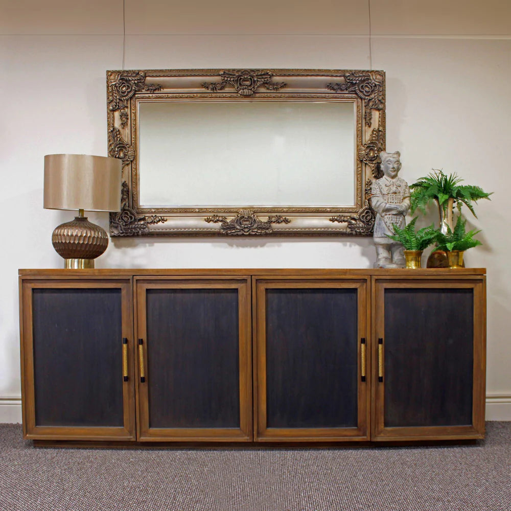 Elliot 4 Door Sideboard - American Oak Wash  Furniture Store NI