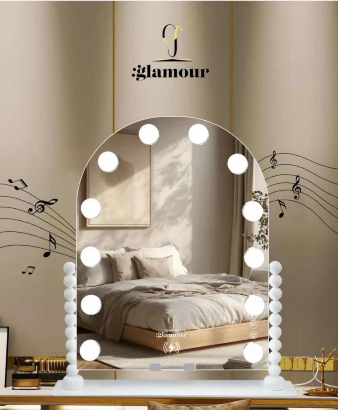 Glam Arch Mirror