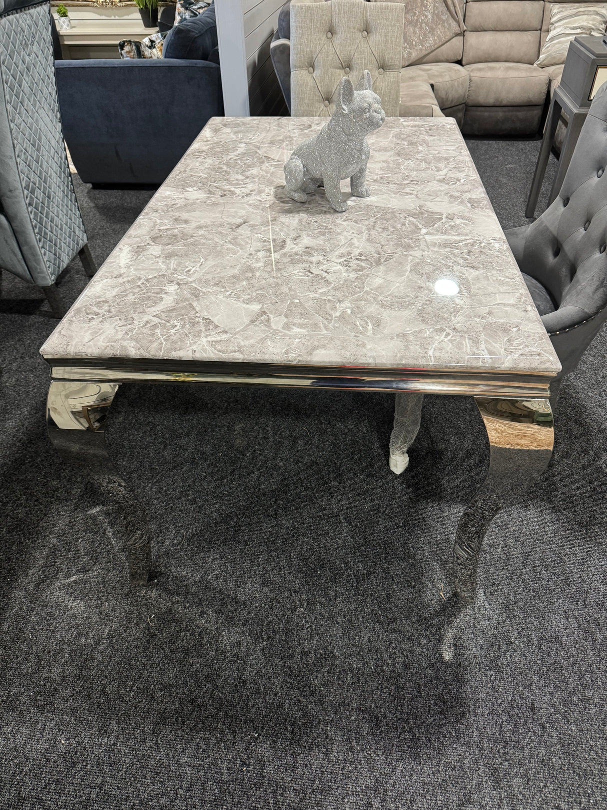 Shop display Louis Marble Table 1.5m x 0.8m
