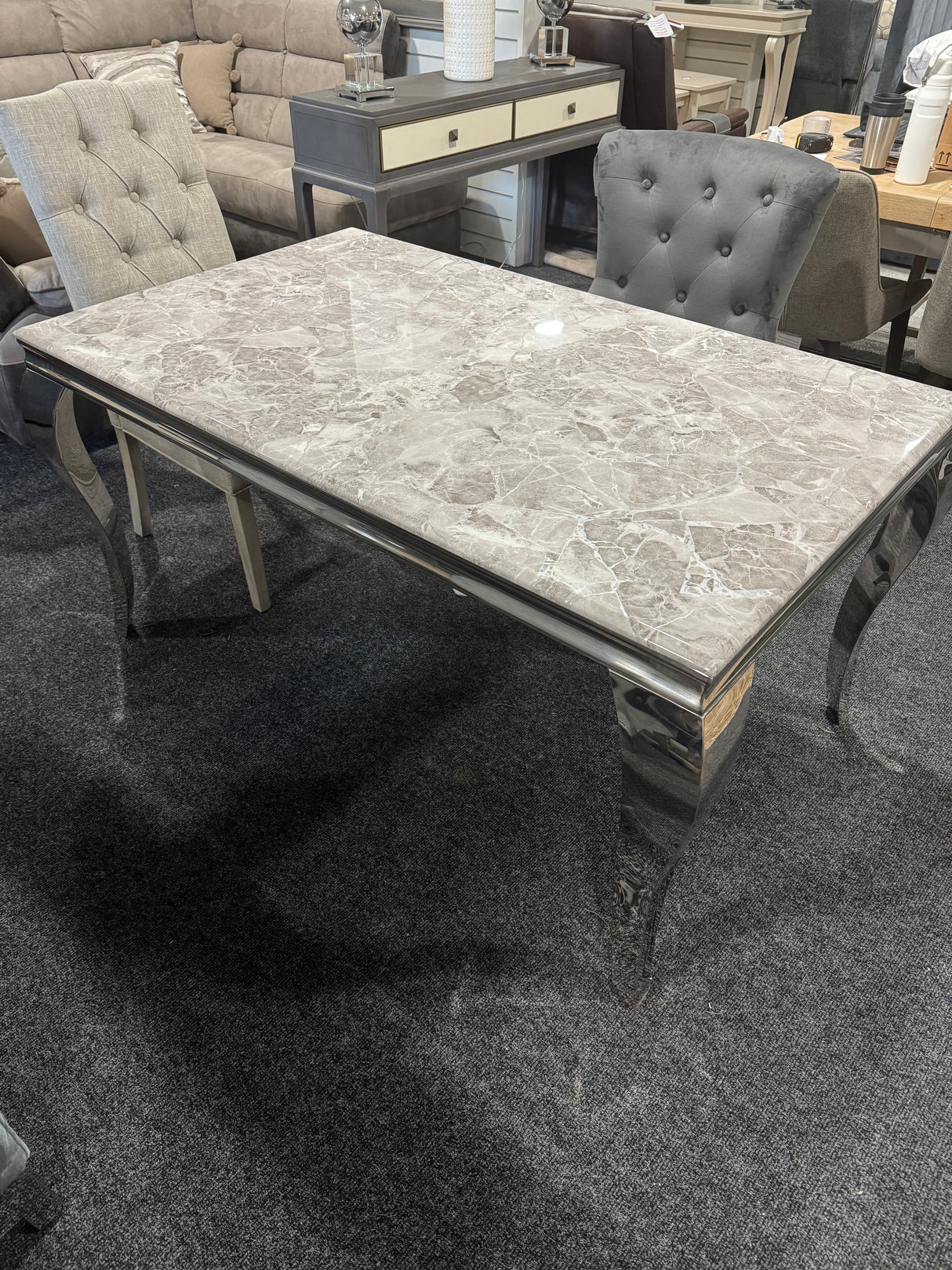 Shop display Louis Marble Table 1.5m x 0.8m