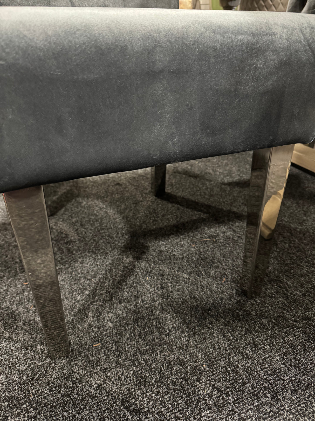 Lyon Tall dining velvet chairs set of 4