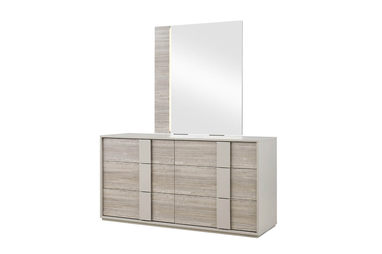 Jules Dressing Chest 6 Drawer - Grey