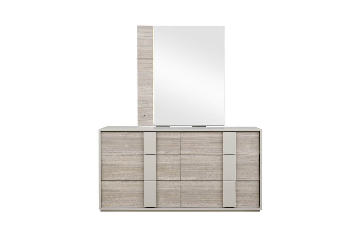 Jules Dressing Chest 6 Drawer - Grey