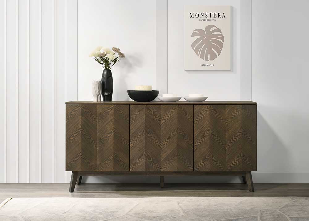 Alice 3 Door Sideboard in colour Wenge