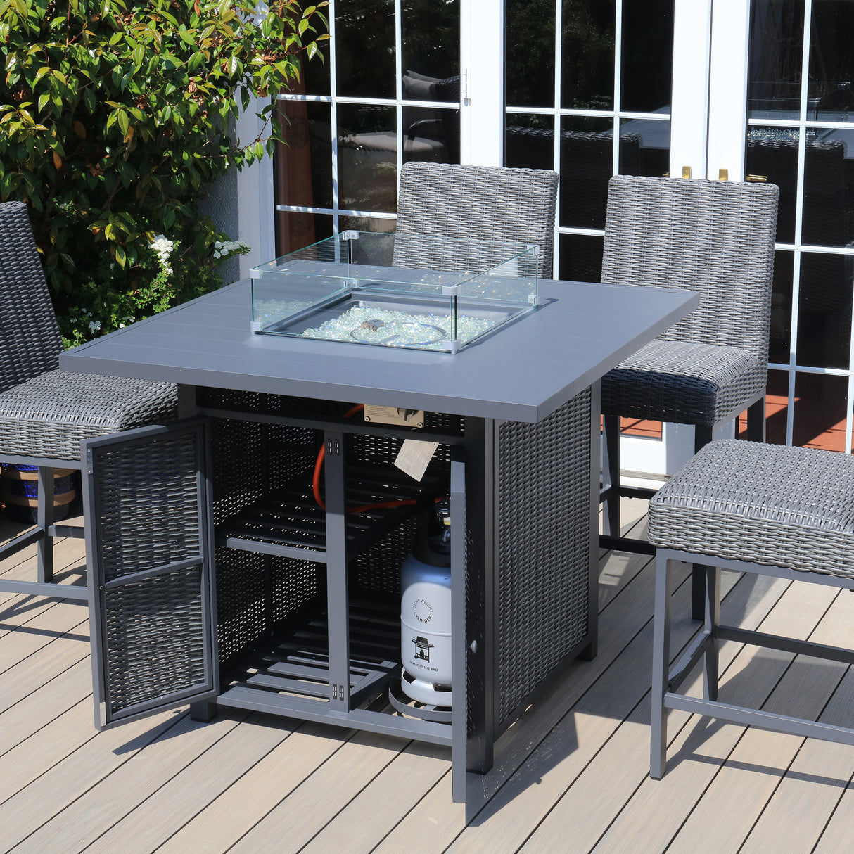 Rio Four Seater Firepit Bar Suite