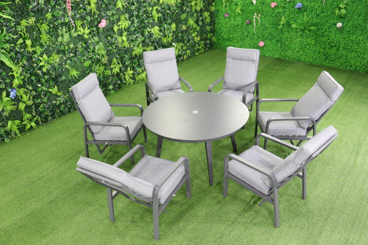 Barcelona Six Seater Reclining Lounge Suite