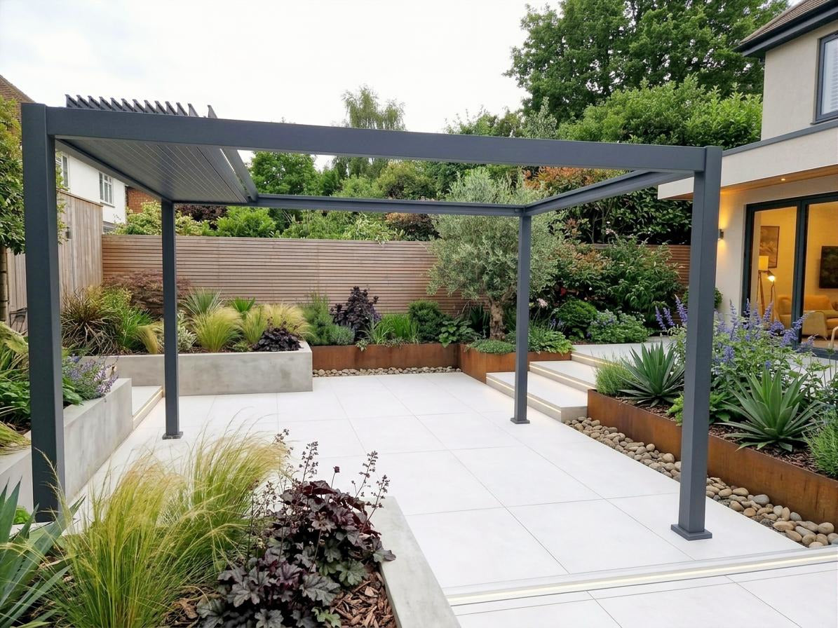 Nova Titan SkyView Manual Retractable Pergola – Furniture Store NI