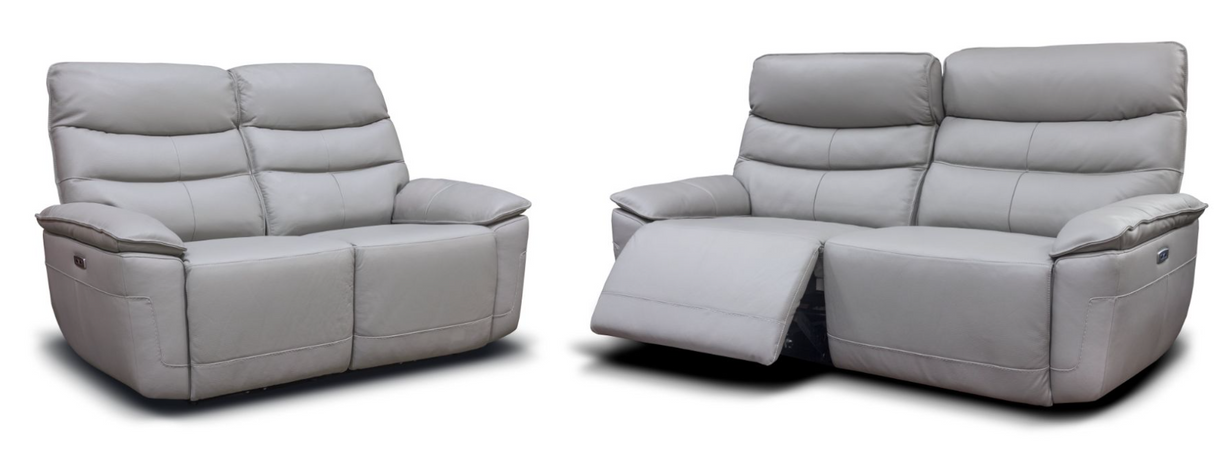 Cadiz Full Leather Sofa Suite