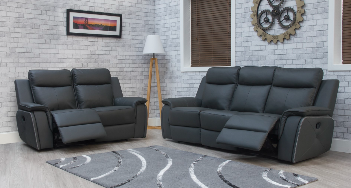 Imperial Full Leather Sofa Suite