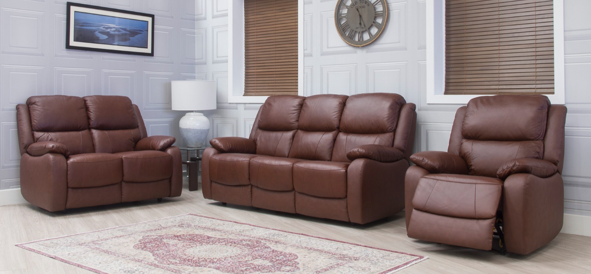 Pavlo Sofa Suite - Half Leather