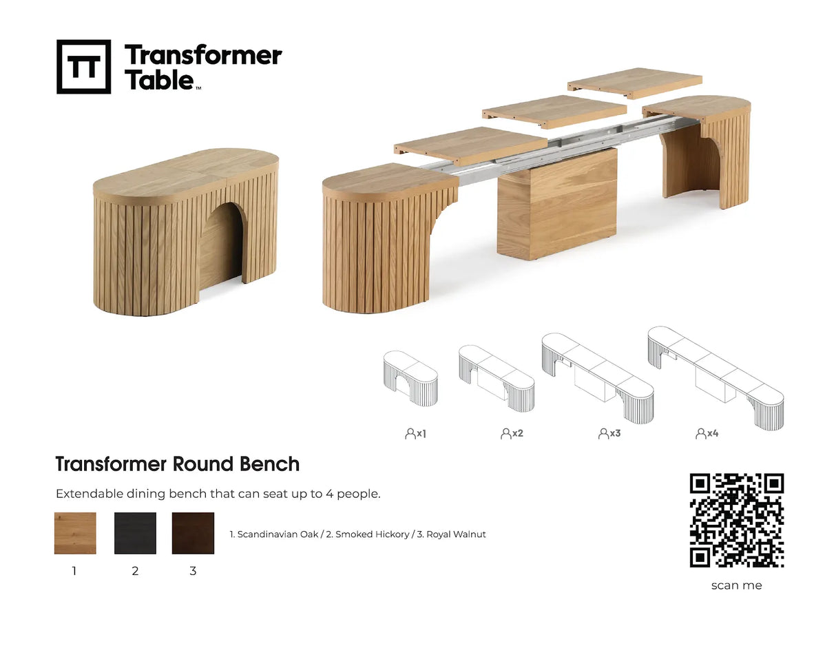 Transformer Round Bench