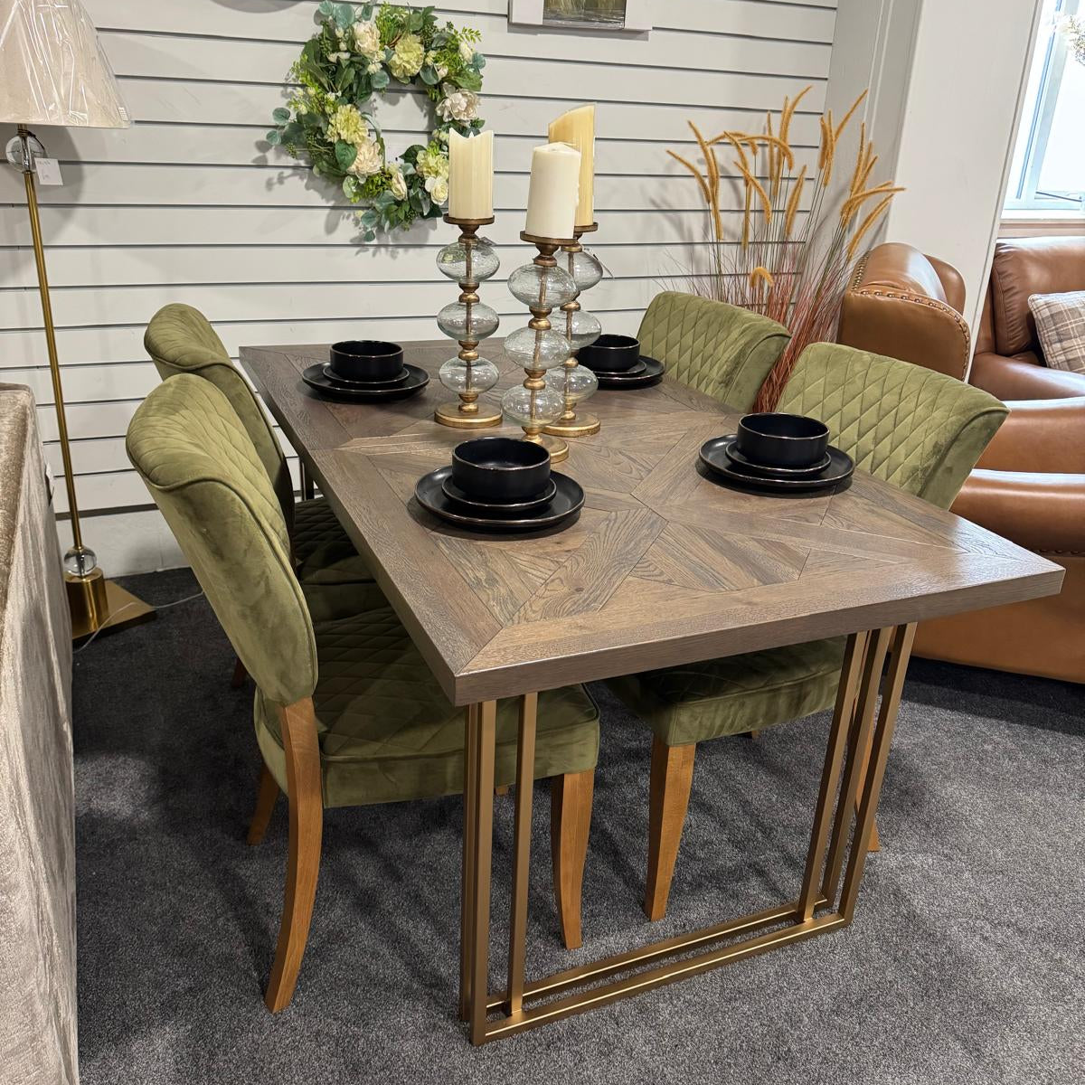 Amelia Fumed Oak 6-8 Extension Dining Table | Furniture Store NI | Dining