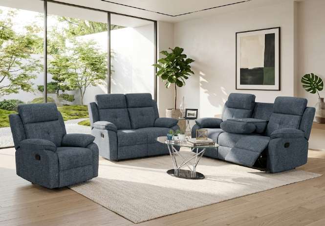 Abbey Manual Recliner Sofa - additional view