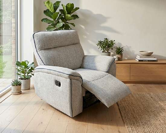 Astrid Manual Recliner Sofa