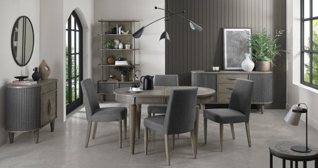 Shop display Marilyn Silver Grey Extending Dining Table 4-6