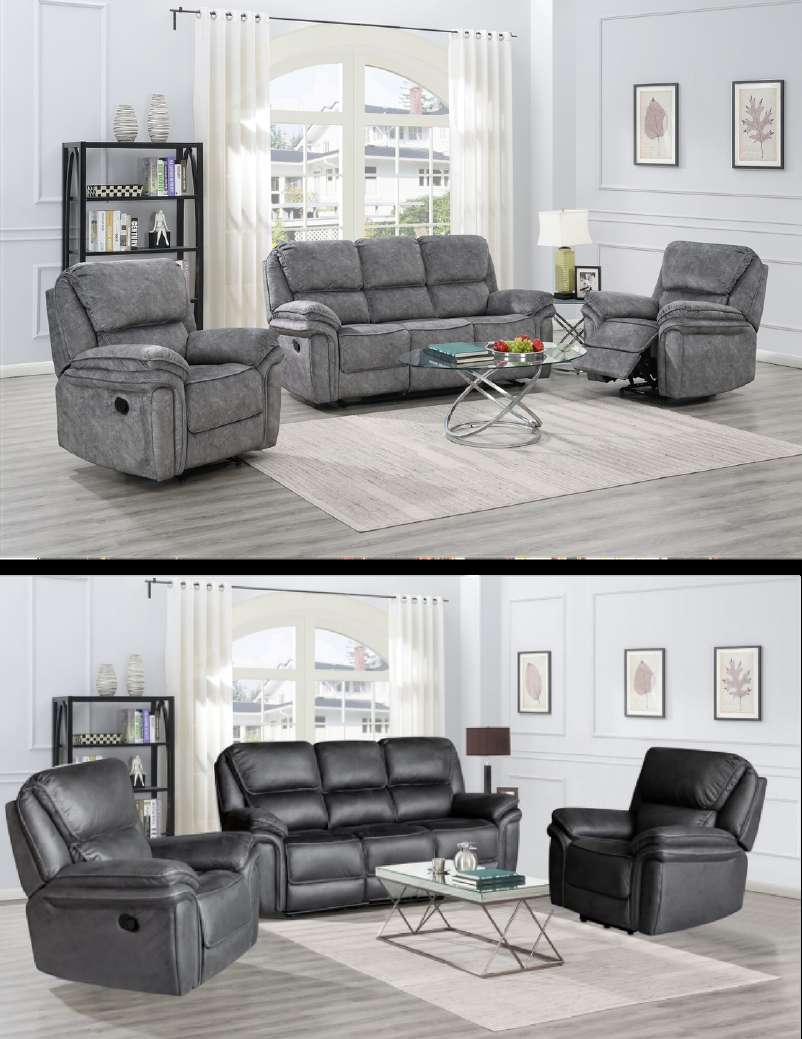 Gretta Manual Recliner Sofa