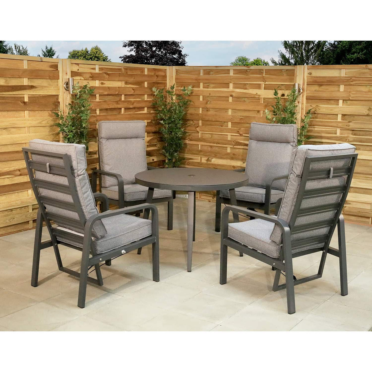 Barcelona 4 Seater Reclining Lounge Suite