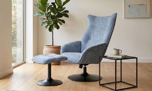Osbourne Chair with Stool - additional view