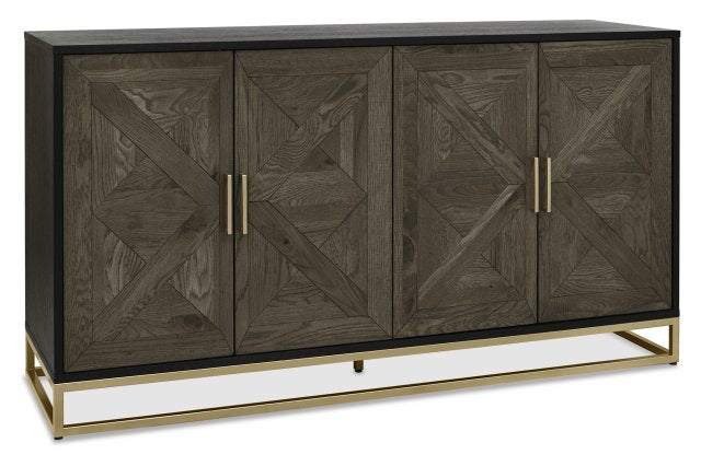 Amelia Fumed Oak Wide Sideboard
