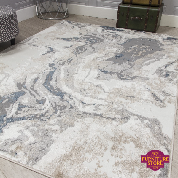 Casino - Marble Blue Rug