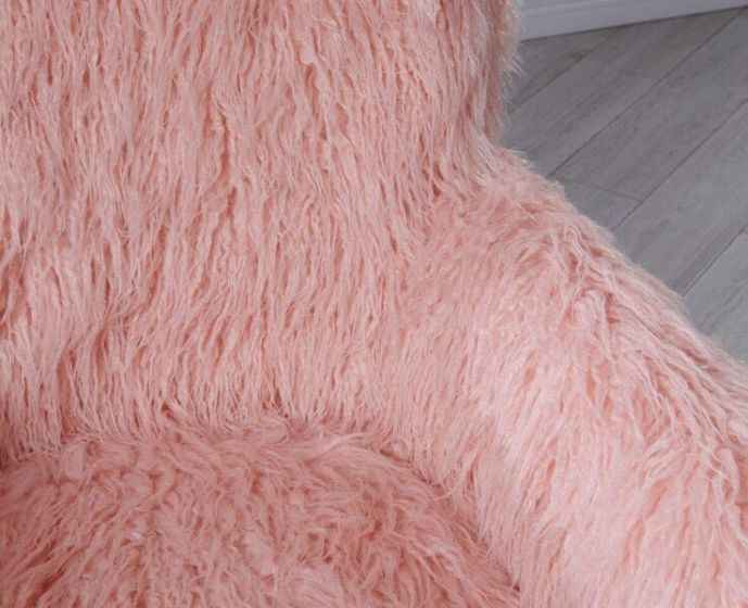 Faux Sheepskin Tub Chair