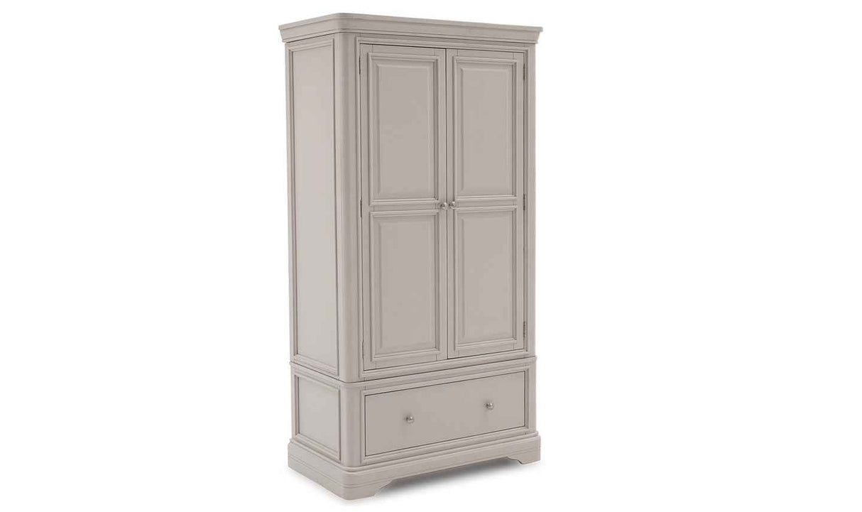 Mabel Wardrobe - 2 Door/1 Drawer side view at the furniture store ni