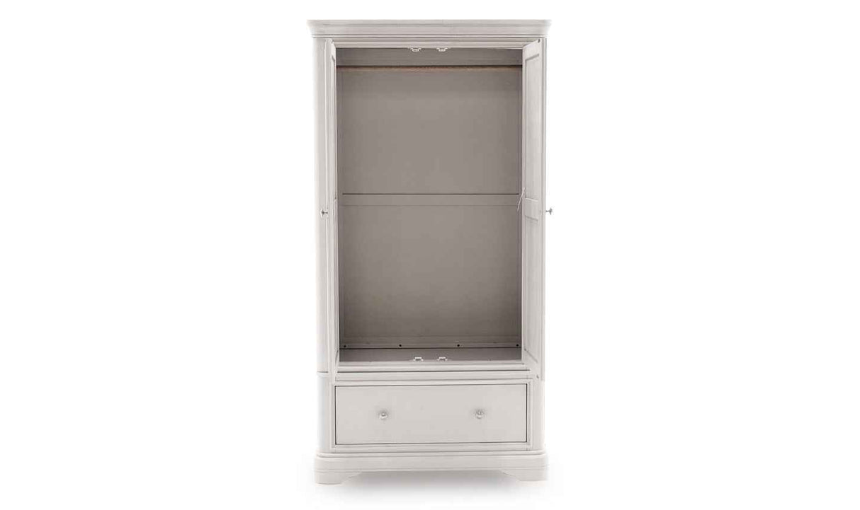 Mabel Wardrobe - 2 Door/1 Drawer open at the furniture store ni