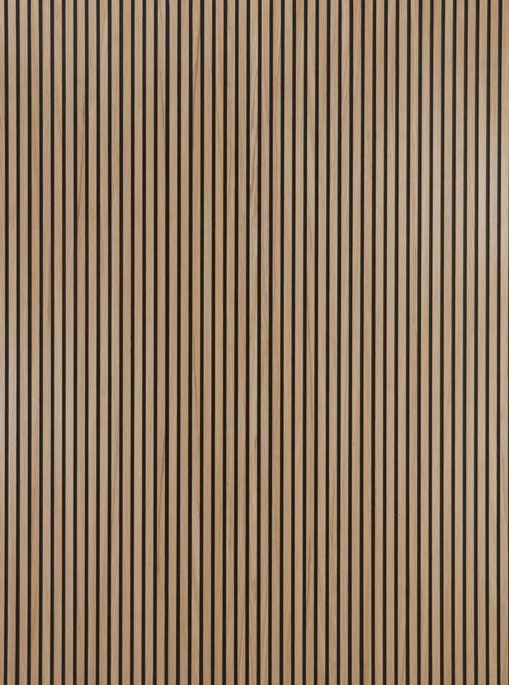 Slatwall Natural Oak and Black