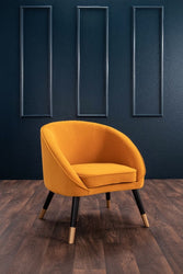 Oakley Tub Chair - Mustard - Furniture Store NI