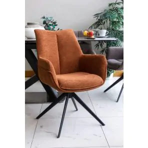 Arco Swivel Arm Chair - Taupe