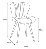 Oakley Dining Chair - Tan
